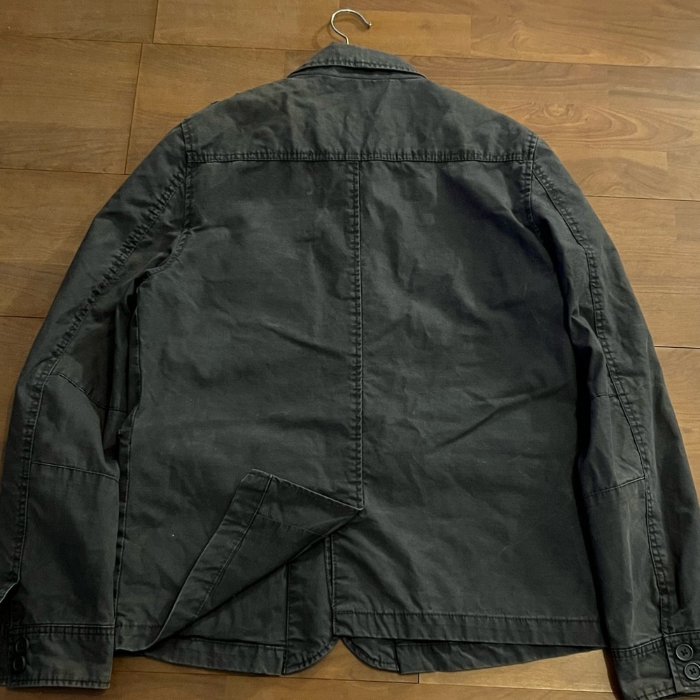 Men's Black Lightweight Shirt Jacket